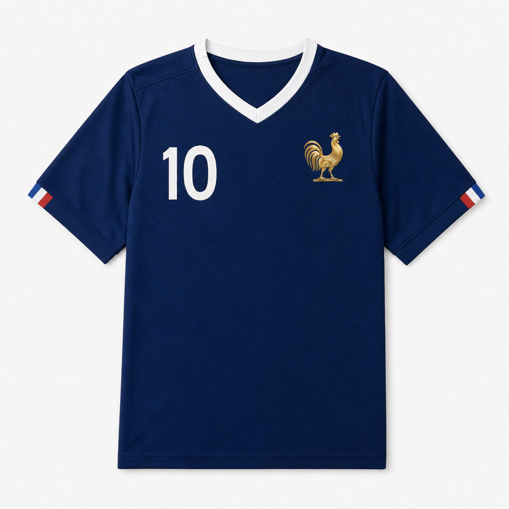 Maillot France Personnalisé Enfant – Nom & Numéro au Choix