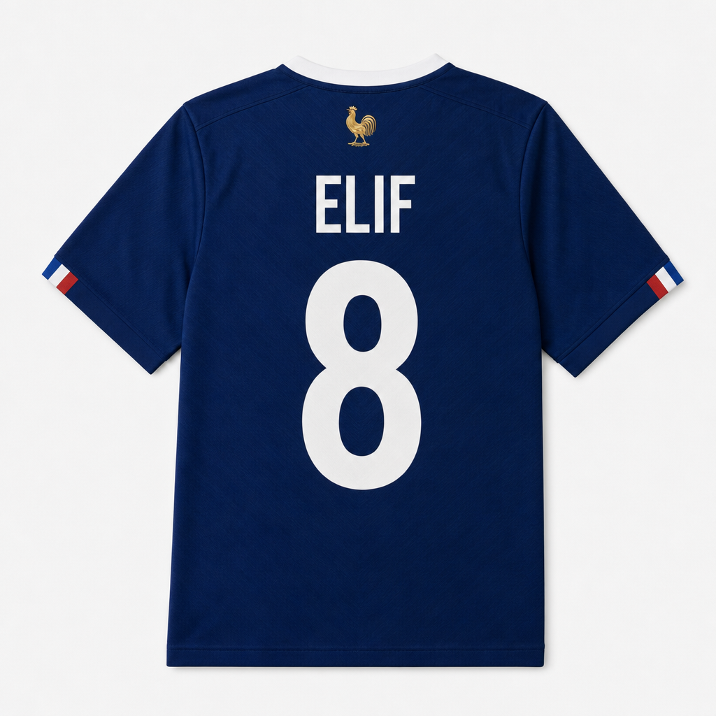 Maillot France Personnalisé Enfant – Nom & Numéro au Choix